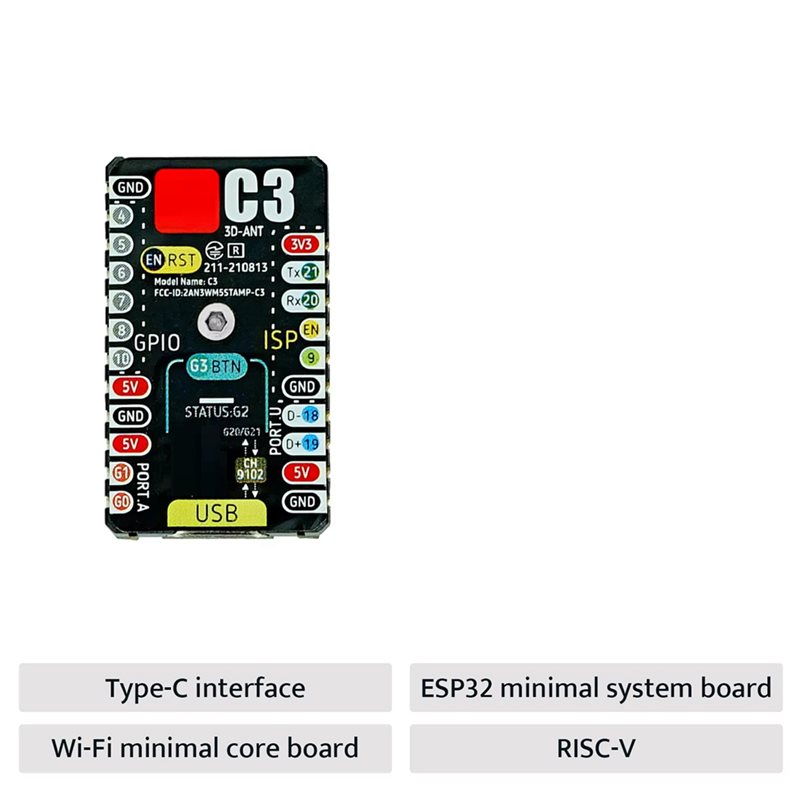 AS95-ESP32-C3 Papan Pengembang - Esp32 Wifi Bluetooth Module ulasan dan harga