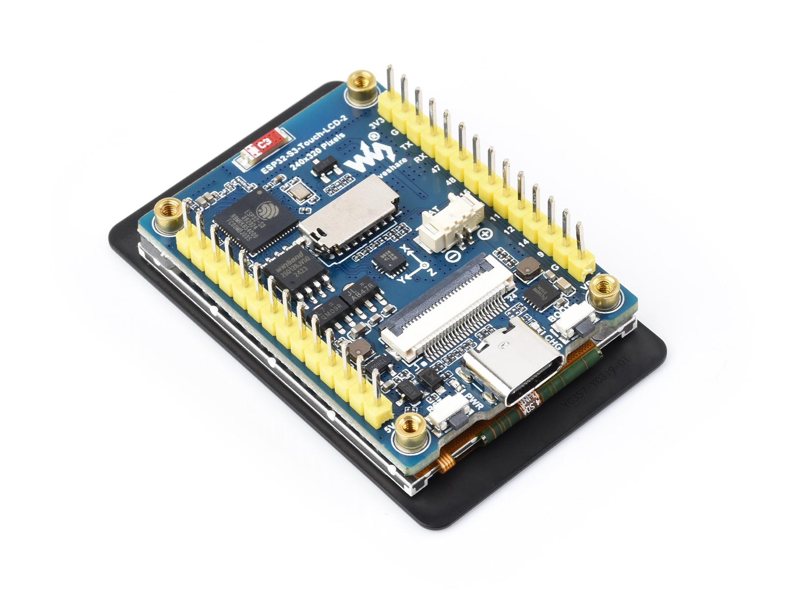 Waveshare ESP32-S3 2 inci papa - Esp32 Development Board ulasan dan harga