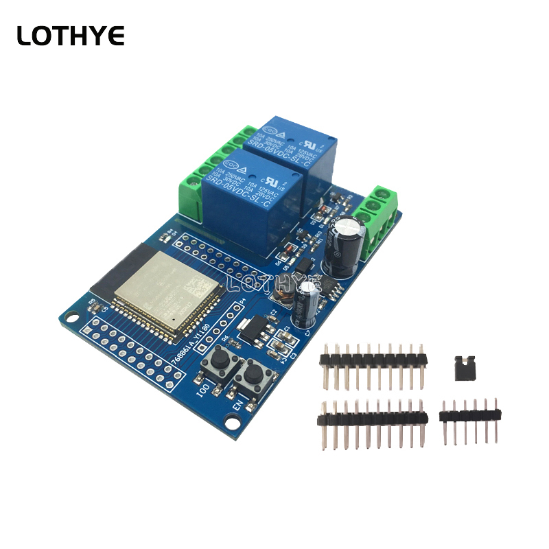 Modul Relay Wifi Bluetooth Dua - Esp32 Wifi Bluetooth Module ulasan dan harga