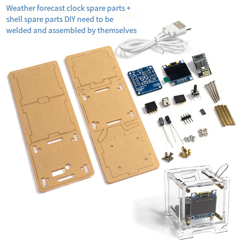 AAAEL-DIY Esp8266 Kit Jam Elek - Esp8266 ulasan dan harga