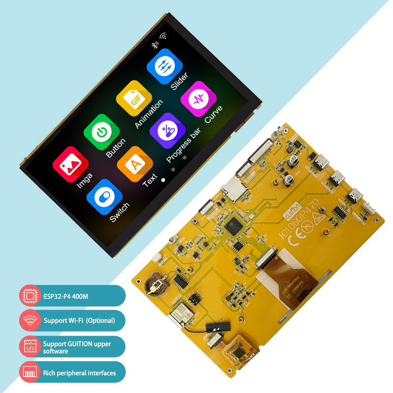 ESP32 P4 7 Inci LCD Papan Peng - Esp32 C6 ulasan dan harga