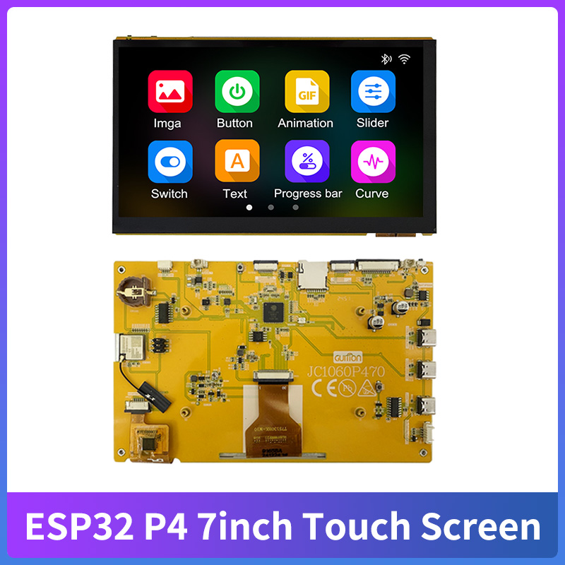 ESP32 P4 7 Inci LCD Papan Peng - Esp32 C6 ulasan dan harga