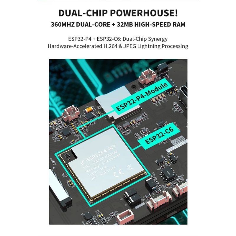 B68C ESP32 P4 Papan Pengembang - Esp32 C6 ulasan dan harga