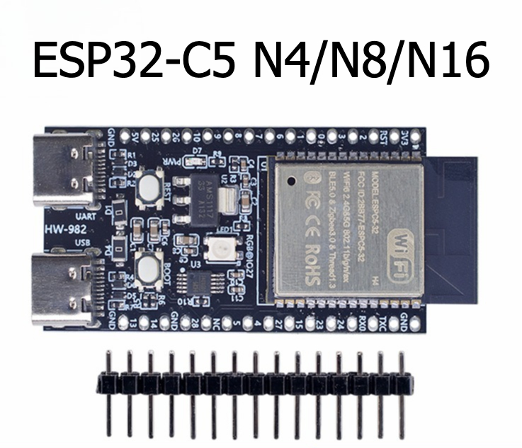 Esp32-c5-devkitc-1 N4/N8/N6 Pa - Esp32 Uart Module ulasan dan harga