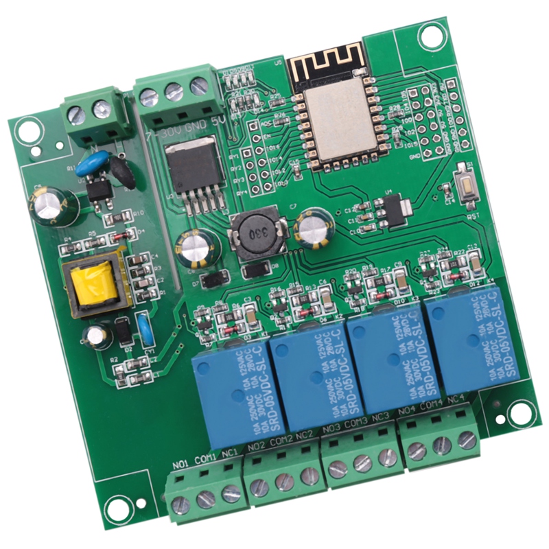 Modul Relay 4 Saluran WIFI Nir - Esp8266 ulasan dan harga