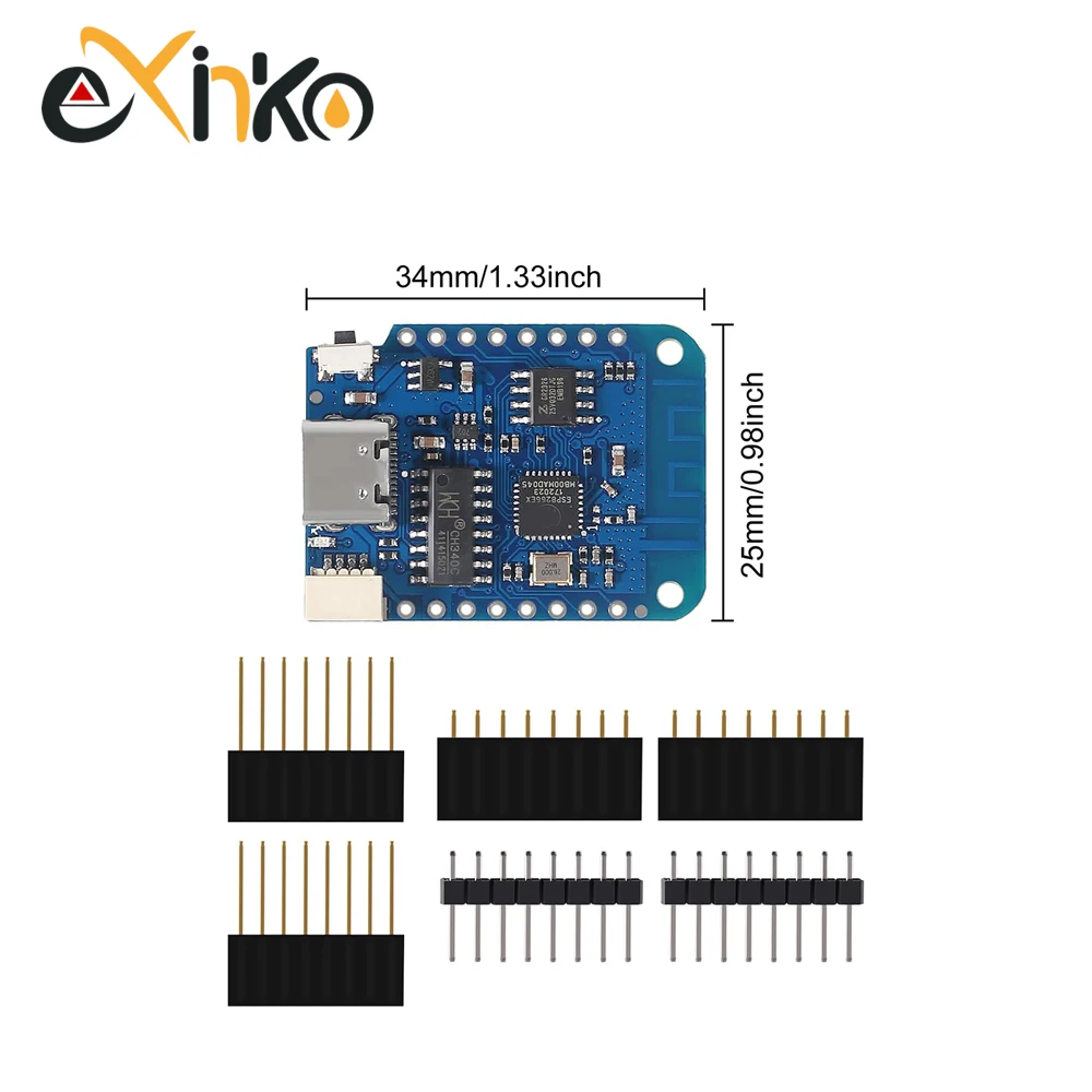 1/5/10 buah WeMos D1 Mini ESP8 - Esp8266 Nodemcu ulasan dan harga